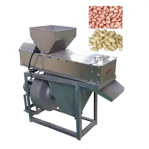 OC-GT-4 Electric Stainless Steel Automatic Dry Almond Groundnut Peanut Red Skin Peeler Peeling Machine