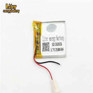 Manufacture <span class=keywords><strong>3</strong></span>,7 V rechargeable LiPo battery 282828 210 mAh small battery for MP4 - Product Image 3