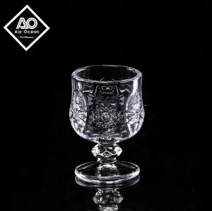 Goblet de vidro com design boêmio, 180ml, estilo boêmio, clássico, gravado, perfeito, presentes para aquecimento doméstico