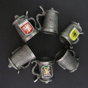 Metalen Ambachtelijke Souvenir Geschenken Decoratie Naaien Op Maat Gemaakte Metalen Vingerhoed - Product Image 1