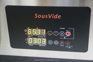 Control preciso de temperatura con estante + bolsa de cremallera con bomba de vacío incluida, depósito de acero inoxidable de 6L, cocina Sous Vide - Product Image 3