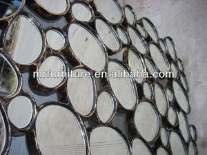 <span class=keywords><strong>specchio</strong></span> mosaico in legno curvato - Product Image 5