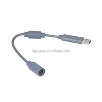Câble d'extension USB détachable pour Xbox 360, adaptateur de câble de 23 cm pour manette filaire Xbox 360
