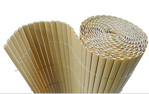 Canisse écologique double face avec assemblage facile PVC <span class=keywords><strong>Gris</strong></span> <span class=keywords><strong>Perle</strong></span> Cadre en bois traité sous pression - Product Image 4