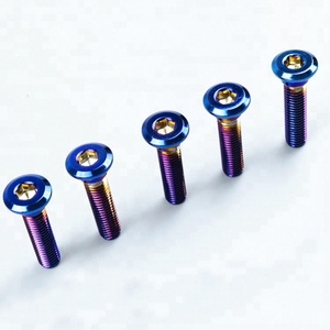 Bán Hot Chất Lượng Cao Gr5 Hợp Kim Titan Hex Ổ Cắm Đầu Bu Lông Tùy Chỉnh Đua Xe Máy Vít - Product Image 6