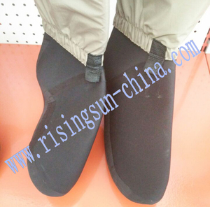 Risingsun Respirant Waders De Pêche Portable Bas <span class=keywords><strong>Pied</strong></span> Poitrine Échassiers avec Bottes De Pêche Néoprène Imperméable - Product Image 6