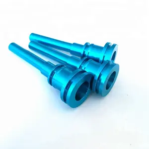 Factory popular design customized aluminum blue anodized parts machinery parts custom drawing