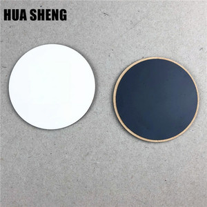 도매 기념품 맞춤형 원형 55mm 인쇄 가능한 나무 MDF 블랭크 승화 냉장고 자석 - Product Image 4