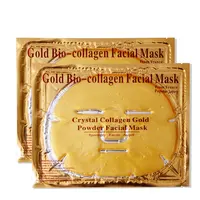 Private Label Anti Aging Anti Rimpel Fijne Lijn Verstevigende Voedende Crystal 24K Gold Collageen Facial Gezichtsmasker