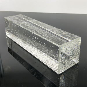 Bloque <span class=keywords><strong>de</strong></span> <span class=keywords><strong>vidrio</strong></span> <span class=keywords><strong>de</strong></span> construcción sólida con burbujas, <span class=keywords><strong>ladrillos</strong></span> <span class=keywords><strong>de</strong></span> <span class=keywords><strong>vidrio</strong></span> suministrados por la fábrica para la decoración del hogar - Product Image 1
