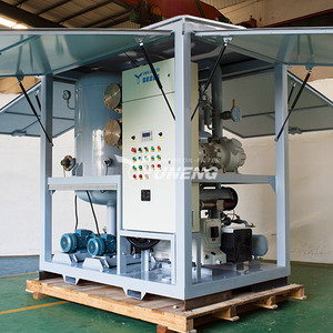 Purificador de aceite de transformador de vacío de doble etapa 9000Lph con puerta e impermeable para uso en exteriores ZJA9KY - Product Image 2