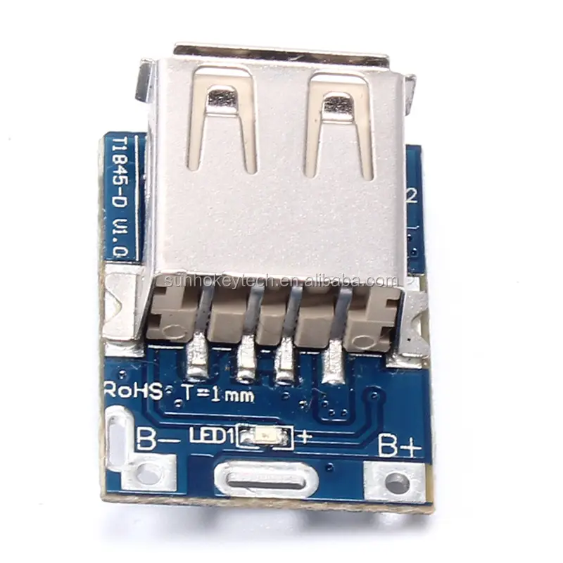 5V Step Up Impulso Módulo de Potência Conversor USB Para DIY Carregador de Bateria De Lítio De Carregamento Board Display LED Programa 134N3P