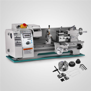 220V Nueva máquina de torno de metal horizontal de cama plana 50-2500 RPM Torno de velocidad <span class=keywords><strong>variable</strong></span> - Product Image 4