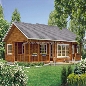 Maison de villa en bois naturel, nouveau design, à bas prix - Product Image 1