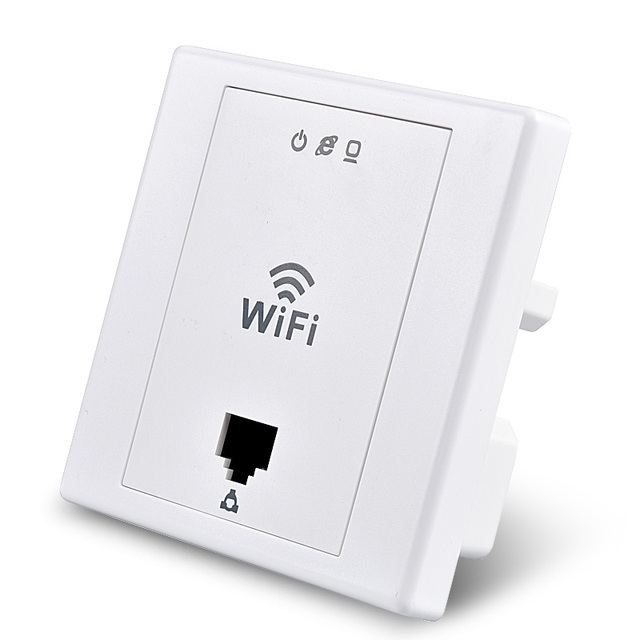 Best reliable design mt7620 11n 300Mbps POE 24v/48v in wall AP WiFi Access Point for hotel wifi hotspot