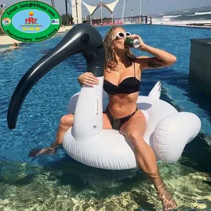 गर्मियों पूल मज़ा Inflatable ibis पूल फ्लोट बेड़ा द्वीप
