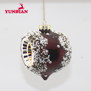 Baoyding — verre suspendu en forme de boule de noël, décoration suspendue, vente en gros, 15 pouces - Product Image 4