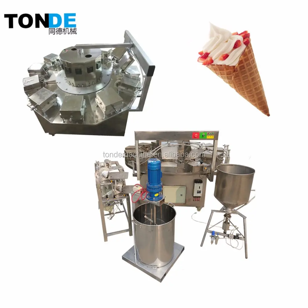 Multifunctional Wafer cone making machines/ice cream waffle cones machine