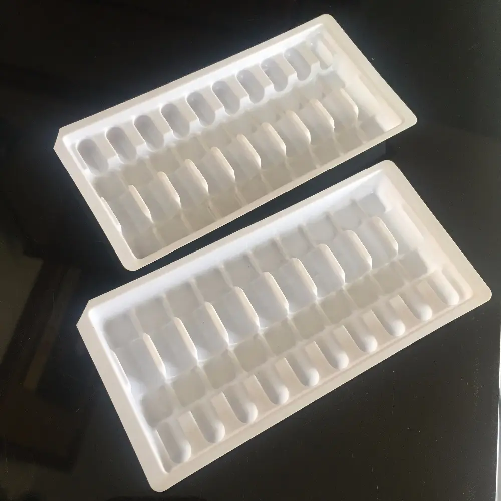 Экологически чистый прозрачный пластиковый Ампульный лоток одноразовые медицинские стероиды 10 мл флакон коробка блистерная упаковка для таблеток