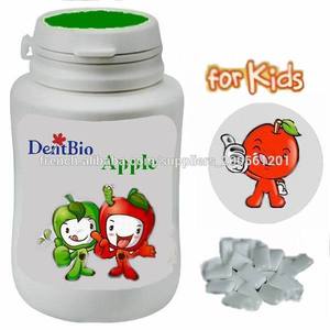 Xylitol <span class=keywords><strong>chewing</strong></span> <span class=keywords><strong>gum</strong></span> au goût de <span class=keywords><strong>la</strong></span> pomme en bouteille pour les enfants - Product Image 1