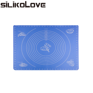 SILIKOLOVE <span class=keywords><strong>Tapis</strong></span> de cuisson en silicone antiadhésif platine LFGB, grand format, réutilisable, forme carrée, pour pâtisserie et cuisson - Product Image 5