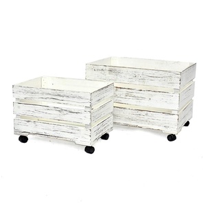 Boîtes en bois blanc pour artisanat, 19 pièces, accessoires De décoration De ferme, vente en gros - Product Image 1