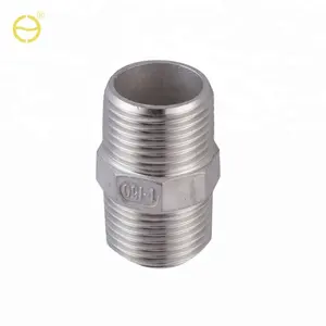 316 fittings stainless steel swage nipple pipe fitting male female coupling Hongsheng hex nipple for petroleum machinery gas boiler electric power and etc