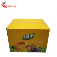 Natuurlijke Vruchtensap Concentraat Poeder Gearomatiseerde Mango Sinaasappel Ananas Aardbei Watermeloen Citrus Ingrediënten Doos