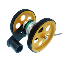 Encodeur rotatif de mesure GEH5208 avec roue pour la mesure de distance, encodeur à double axe avec double roue, encodeur optique