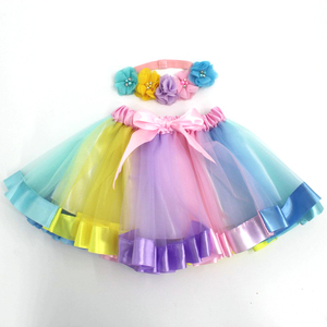 Fabbrica Direttamente Che Vende Bambino Pannelli Esterni Del <span class=keywords><strong>Tutu</strong></span> Dei Bambini <span class=keywords><strong>Rosa</strong></span> Arcobaleno Del Bambino <span class=keywords><strong>Tutu</strong></span> Delle Ragazze Gonna Con Fodera - Product Image 3