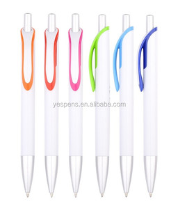 Nombre DE LA EMPRESA DE MARCA Promoción Recuerdo Plástico Logotipo personalizado barato Impreso Bolígrafos para pedidos a granel - Product Image 1