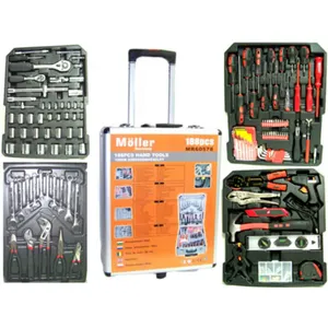 Kit d'outils de réparation de la maison, outils manuels, démarreur de bureau à domicile cadeau, 266 pièces