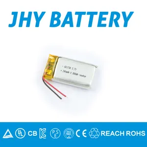 High quality voltage 3.7V capacity 240mAh 601730 0.888Wh power lipo battery with good warranty