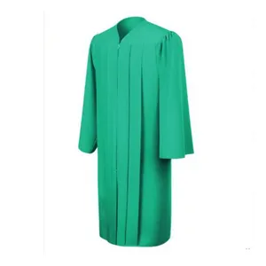 Afstuderen Unisex Gown Hoed Choir Zwart Gewaad Clergy Kostuum