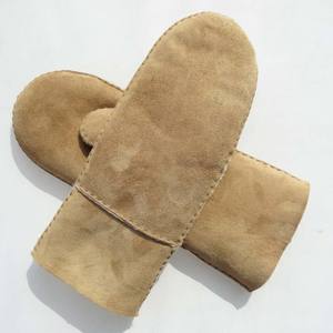 Gants d'hiver en peau de mouton espagnole mérinos à double face, couture à la main, nouvelle mode, soutien d'échantillon - Product Image 3