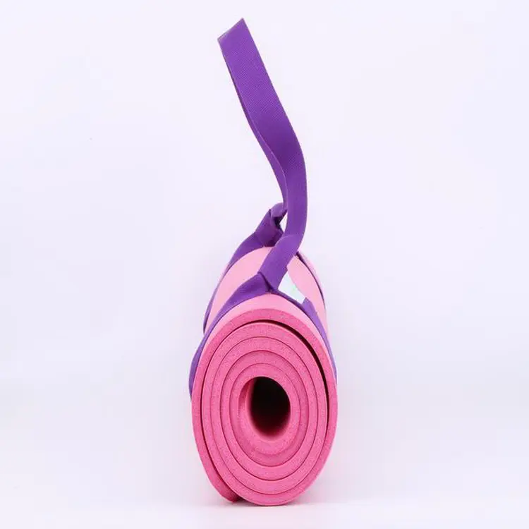 Custom Color Useful Adjustable Carry Sling Strap For Yoga Mat