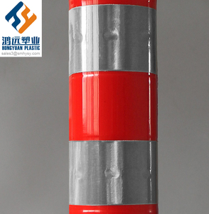 Poste de advertencia flexible de TPU H100cm, poste delineador de bollard de carretera - Product Image 5