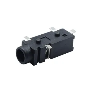 Fabricante e Fornecedor de telefone estéreo de 3.5 jack PJ328 4 Pin tomada de telefone