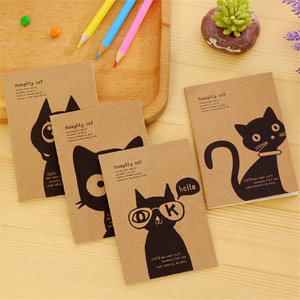 Carnet scolaire élastique pour enfants avec motif d'<span class=keywords><strong>animaux</strong></span> mignons (chien, chat) - Product Image 1