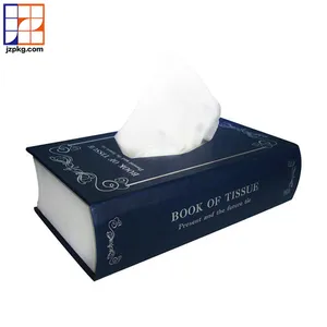 China maker book shaped paper tissue pumping boxes