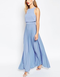 2015 para mujer wholsale plisado blusa entallada vestido Maxi - Product Image 3