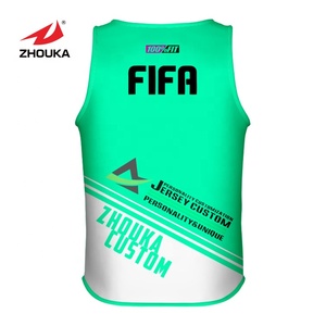 Oem Service Custom Your Own Full Sublimation Football Vest Quick Dry Mesh Soccer <strong>Training</strong> <strong>Bibs</strong> for Adult or Kids - Product Image 2