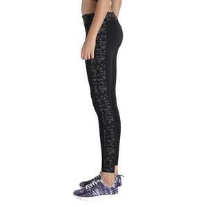 Pantalones de compresión elásticos para mujer, mallas de poliéster y LICRA con estampado de sublimación, reflectantes, a la moda - Product Image 6