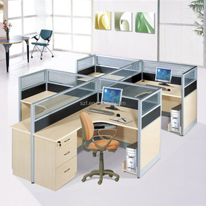 Mesa de trabajo de madera en forma de X, novedad, escritorio de partición - Product Image 4
