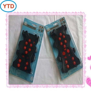 YTD-005 Outdoor Gummi Anti-Rutsch-Eis schuh Stiefel Griffe Elastische Steigeisen Schnees pitzen Traktion klampen 10 Stollen für Kletter touren - Product Image 6