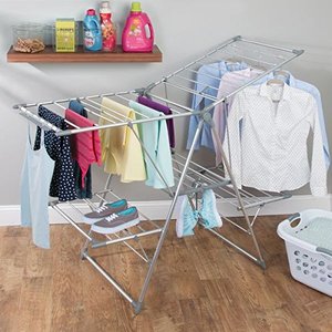 Etagère en métal extensible, sèche-vêtements pour salle de blanchisserie - Product Image 5