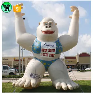 Opening Advertising Inflatable Animal Sexy Gorilla Giant Monkey 4m High For Open house A690