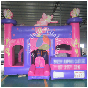 <span class=keywords><strong>De</strong></span> <span class=keywords><strong>dibujos</strong></span> animados tema Rosa princesa castillo inflable para la fiesta <span class=keywords><strong>de</strong></span> alquiler - Product Image 2