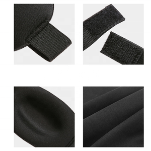 Mascarilla de espuma viscoelástica 3D con correa elástica y tapones para los oídos para viajes en avión y descanso - Product Image 2