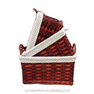 Custom Size Woodchip <strong>Basket</strong> <strong>Weaving</strong> Storage <strong>Basket</strong> - Product Image 3